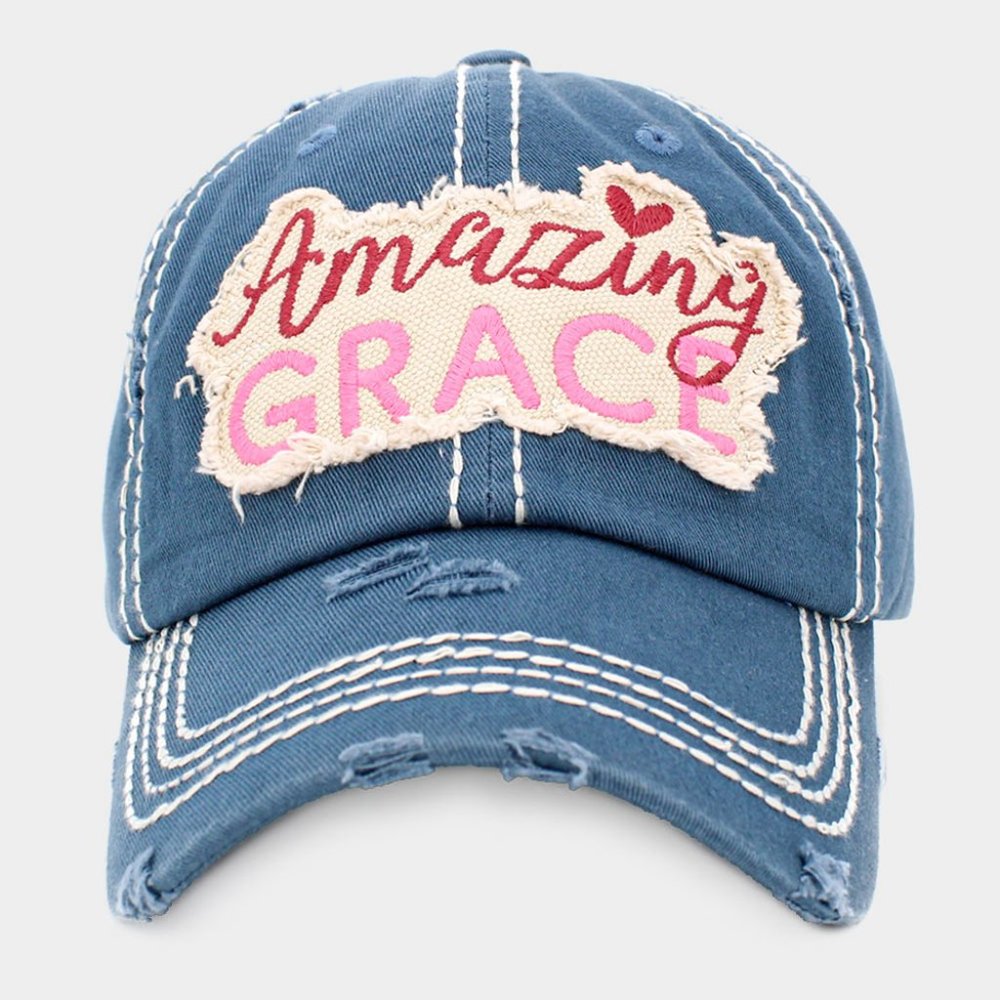 COPY - Amazing GRACE Message Vintage Baseball Cap